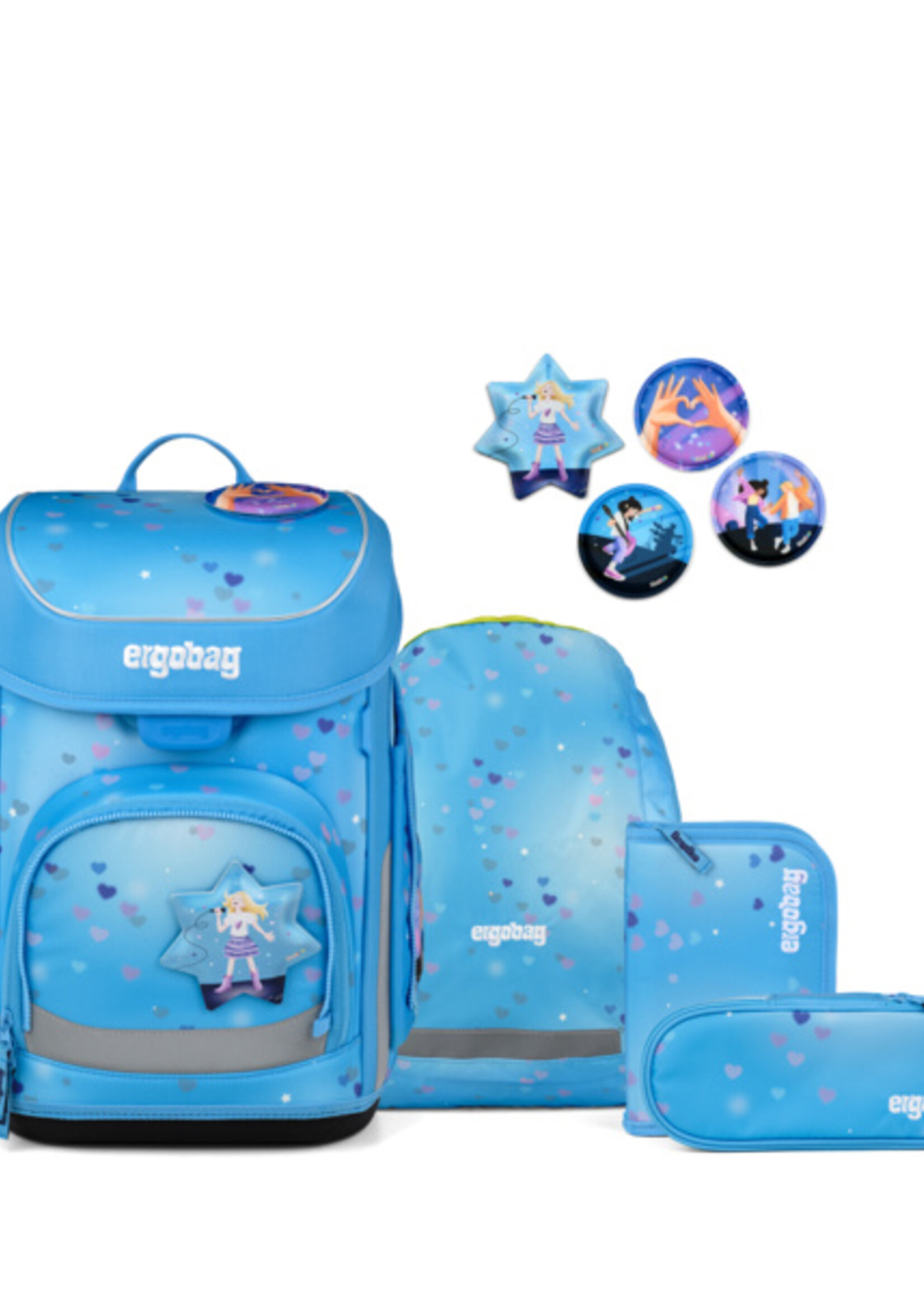 ERGOBAG CUBO Schultaschen-Set BühnenfieBär