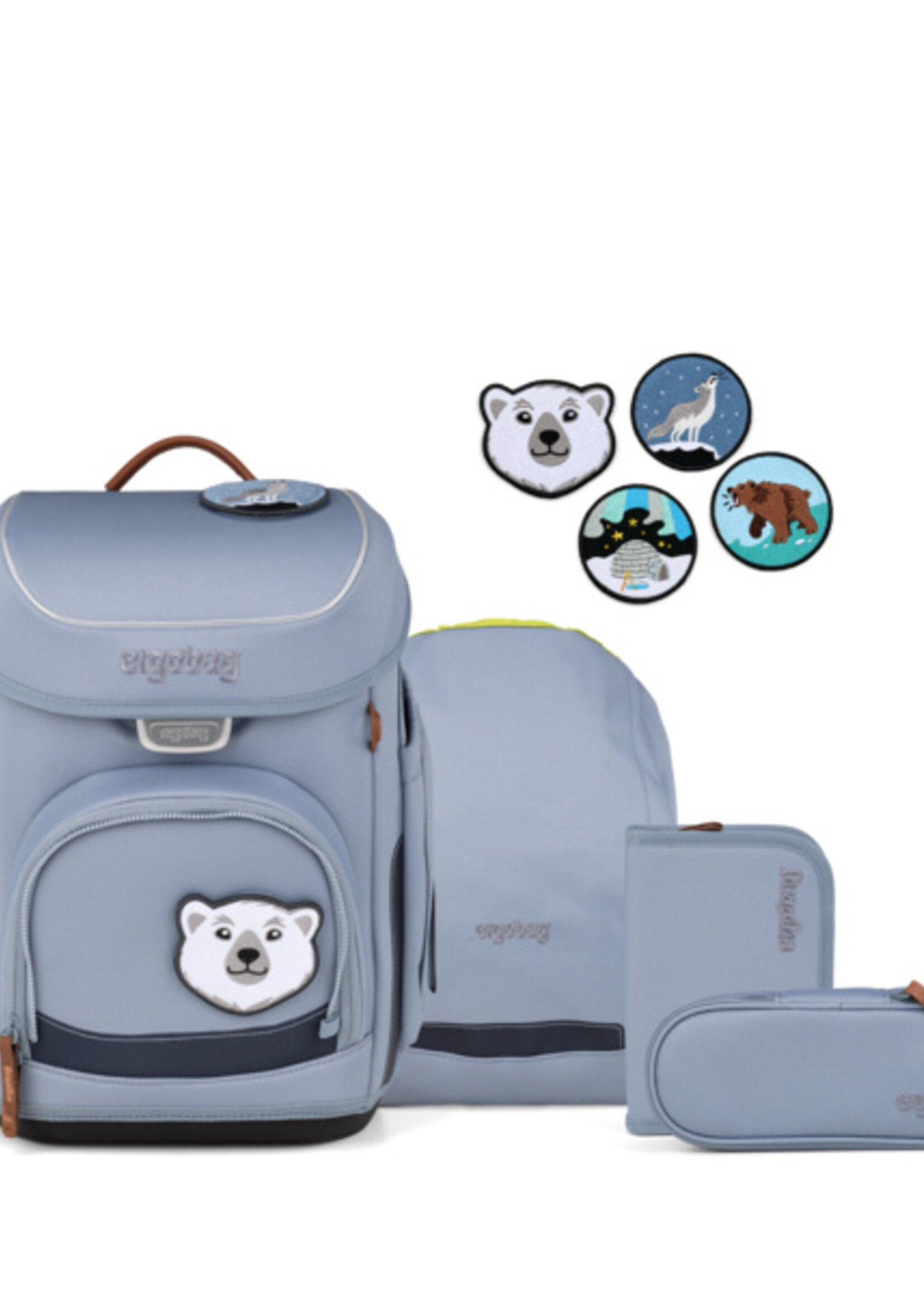 ERGOBAG CUBO Schultaschen-Set FährtenlesBär