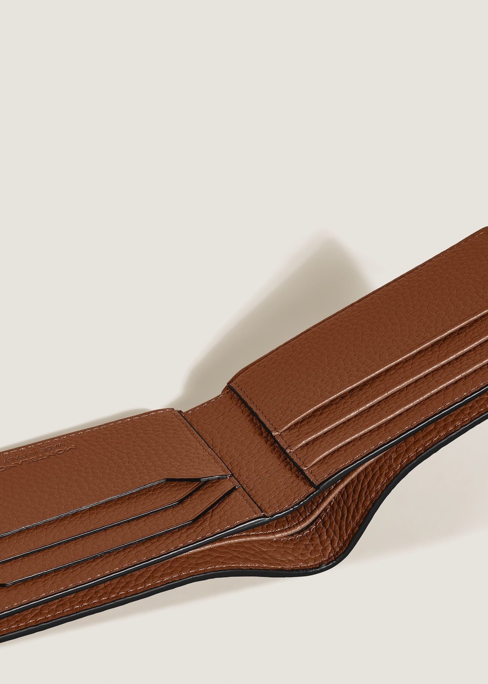 MONTBLANC Grain wallet 6cc fauve