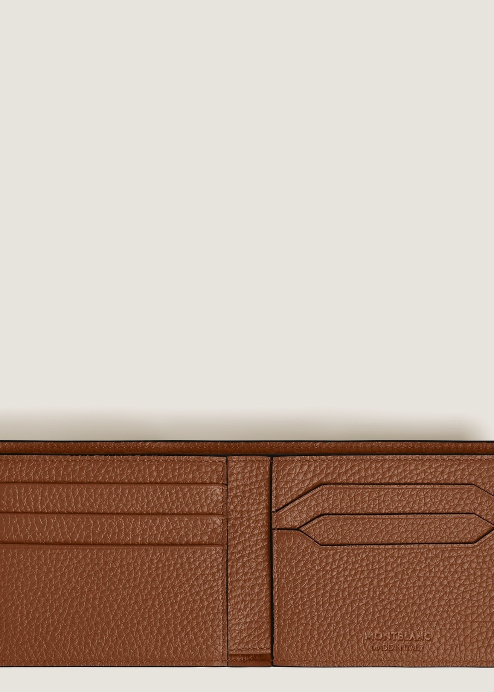 MONTBLANC Grain wallet 6cc fauve