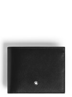 MONTBLANC MST Wallet 6cc coin c. Bk/InBl