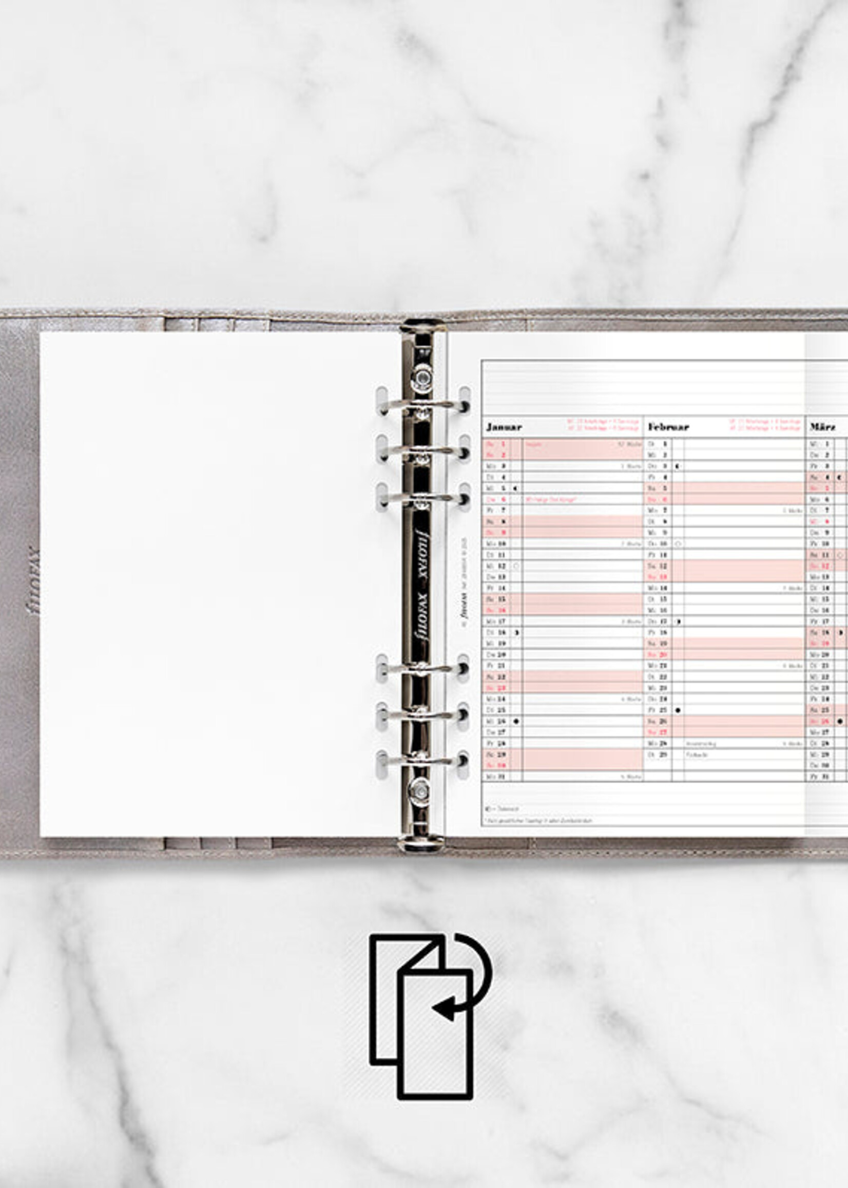Filofax A5 Prof.Jahrespl. (D)2028