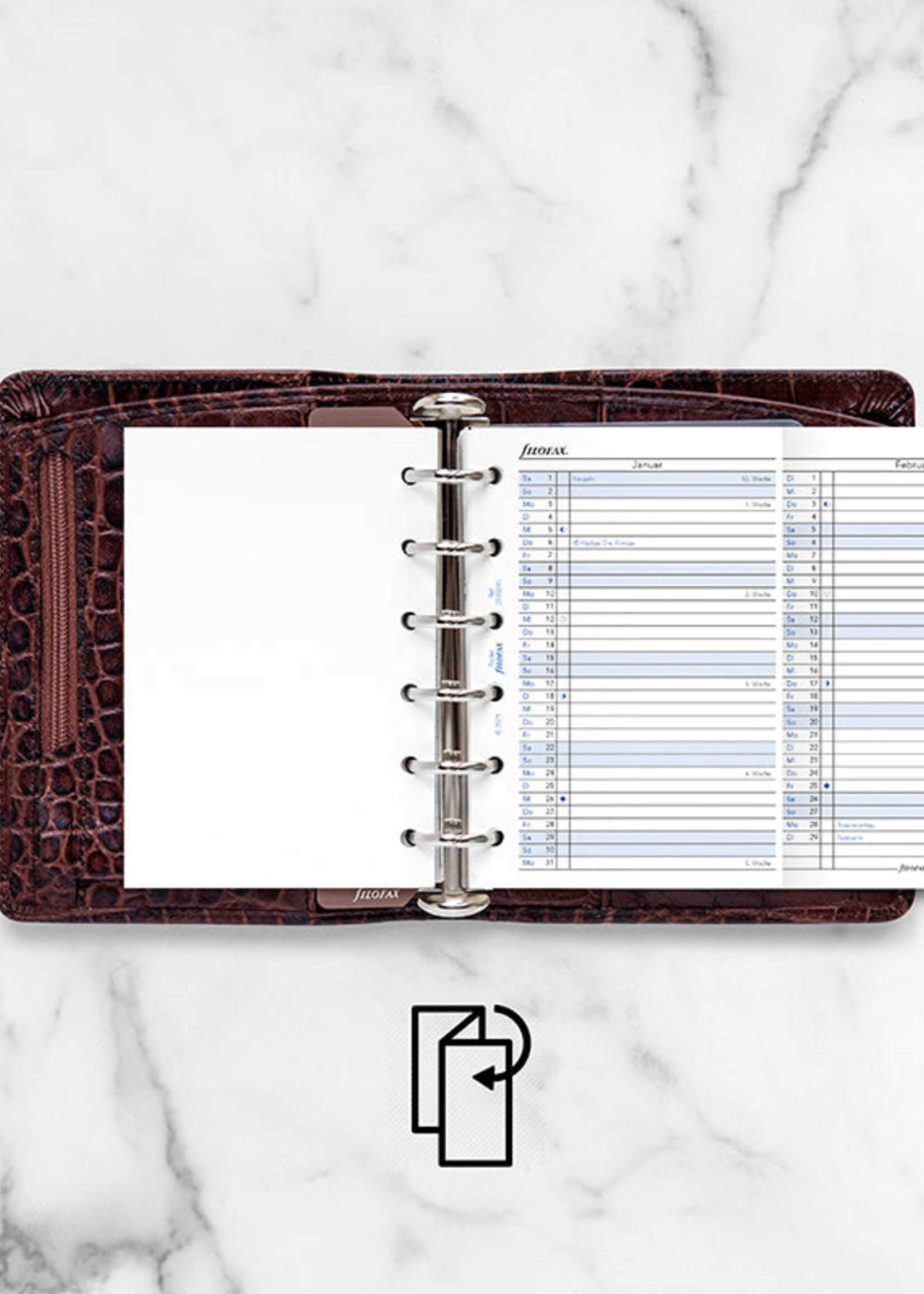 Filofax Jahresplaner Pocket 2028, deutsch