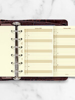 Filofax Jahresplaner Pocket 2028, englisch, Cotton Cream