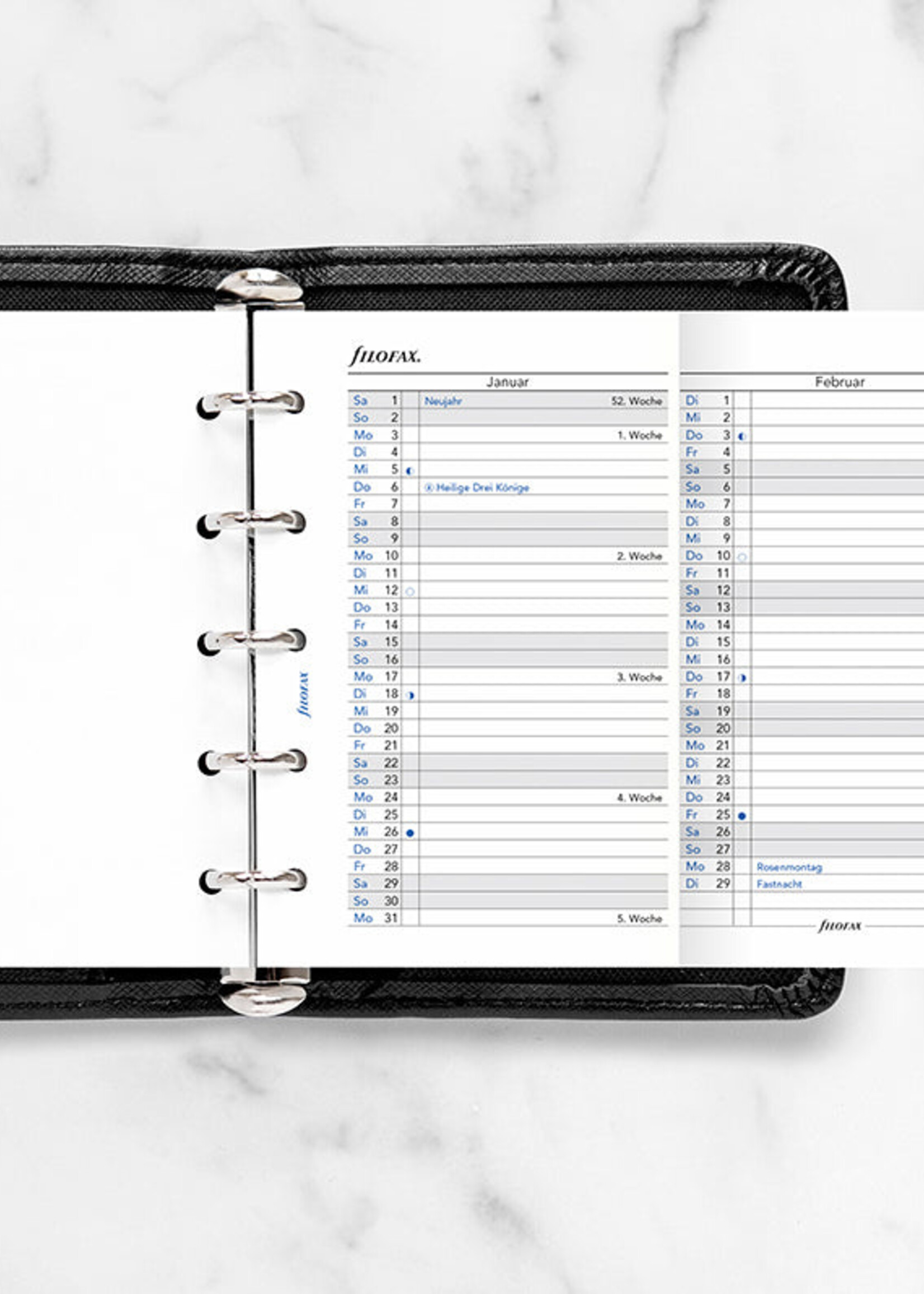 Filofax MIN Jahrespl. vert.(D)2028