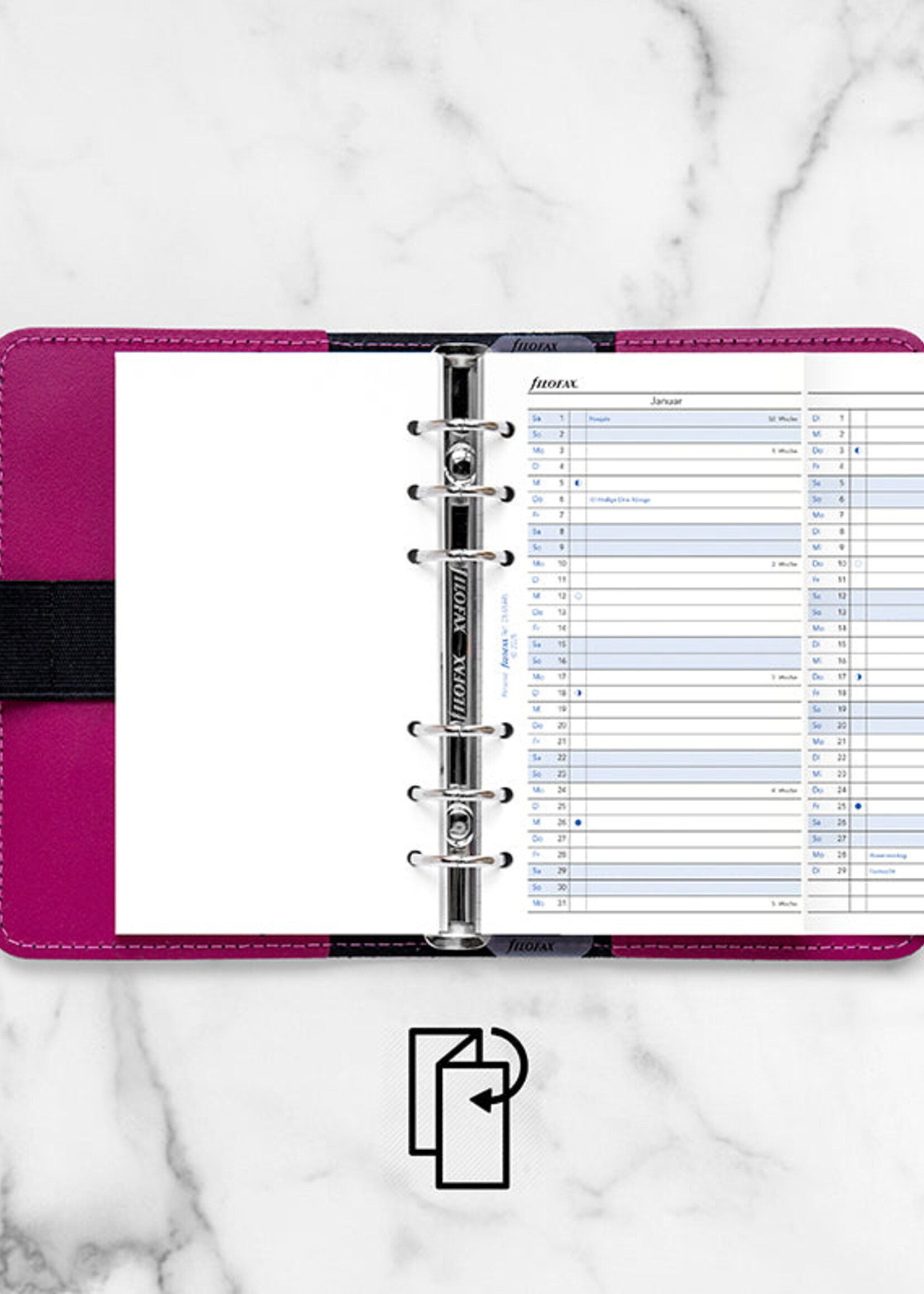 Filofax Jahresplaner Personal 2028, deutsch