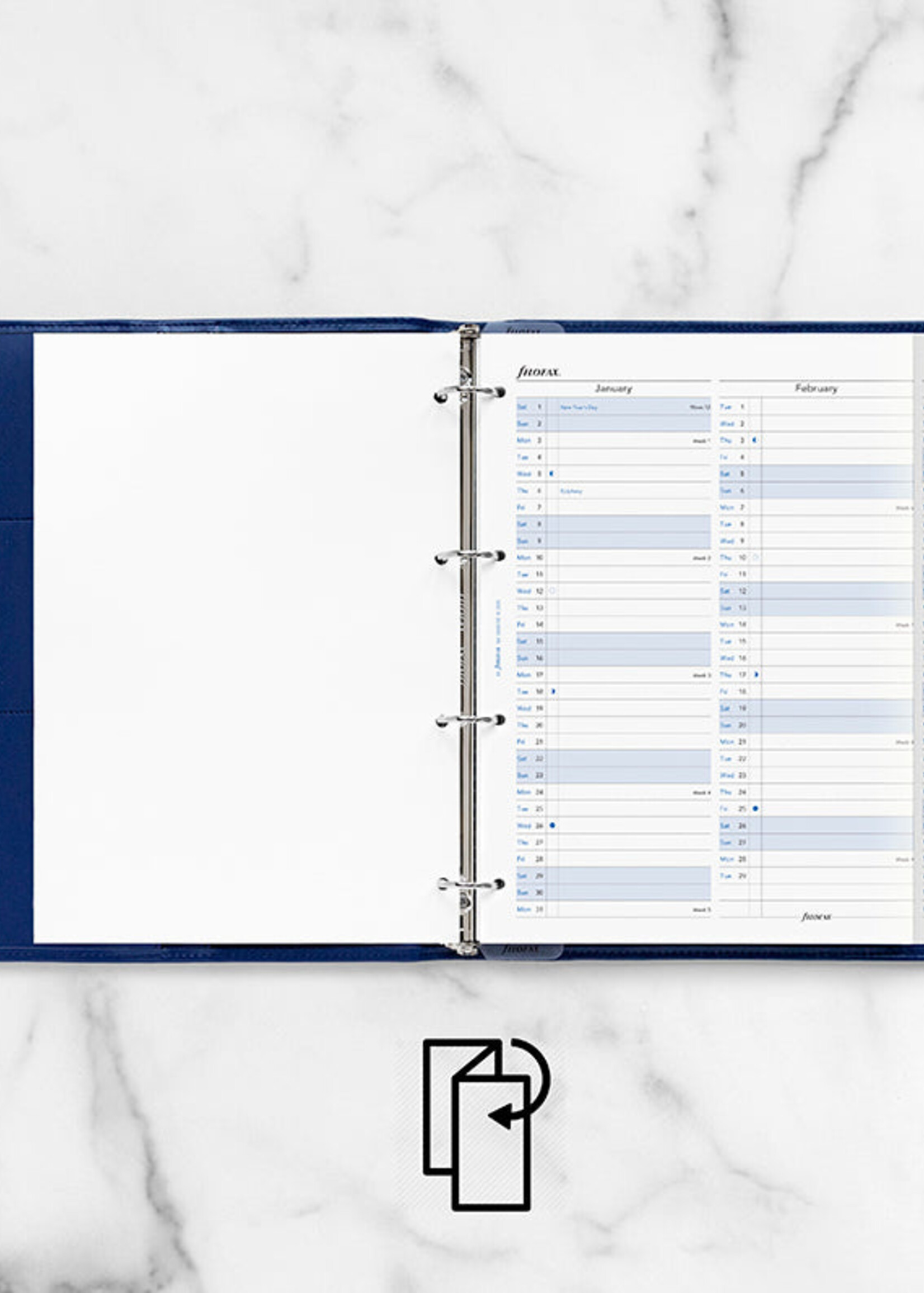 Filofax A4 Jahrespl. (M)2028