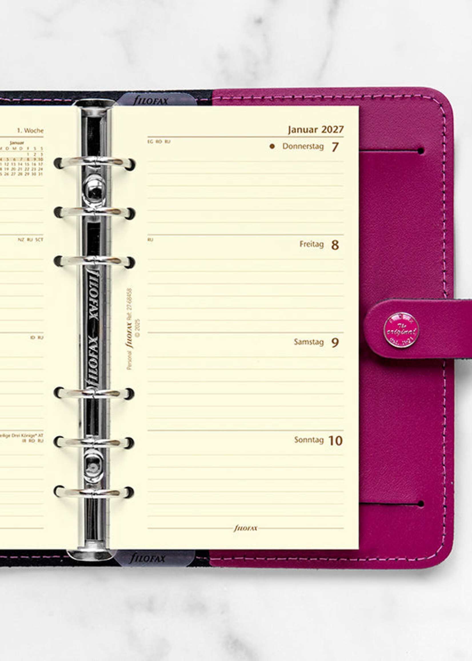 Filofax PER 1W/2S cotton cr.(D)2027