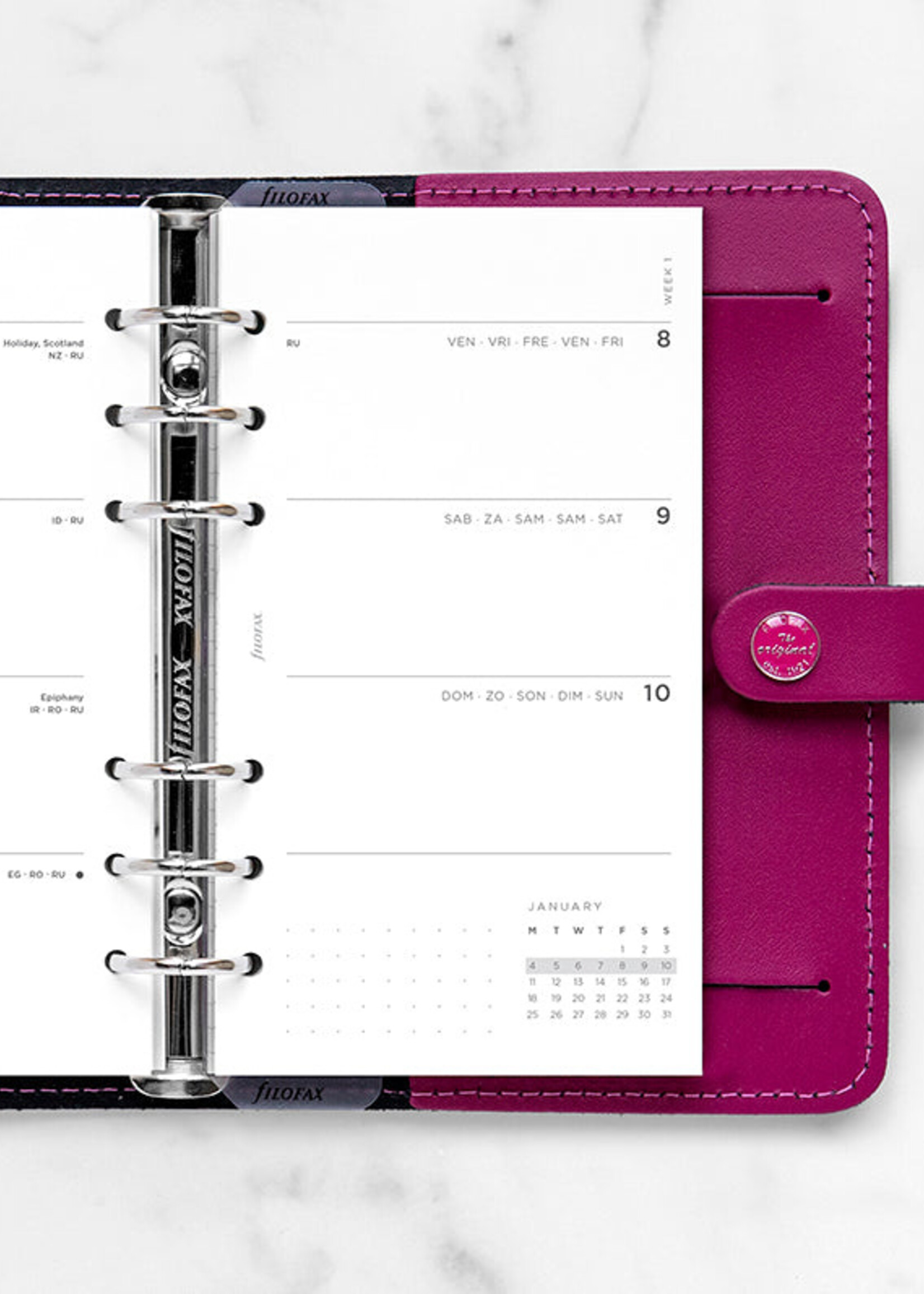 Filofax Minimal WTV Diary Refill Pack