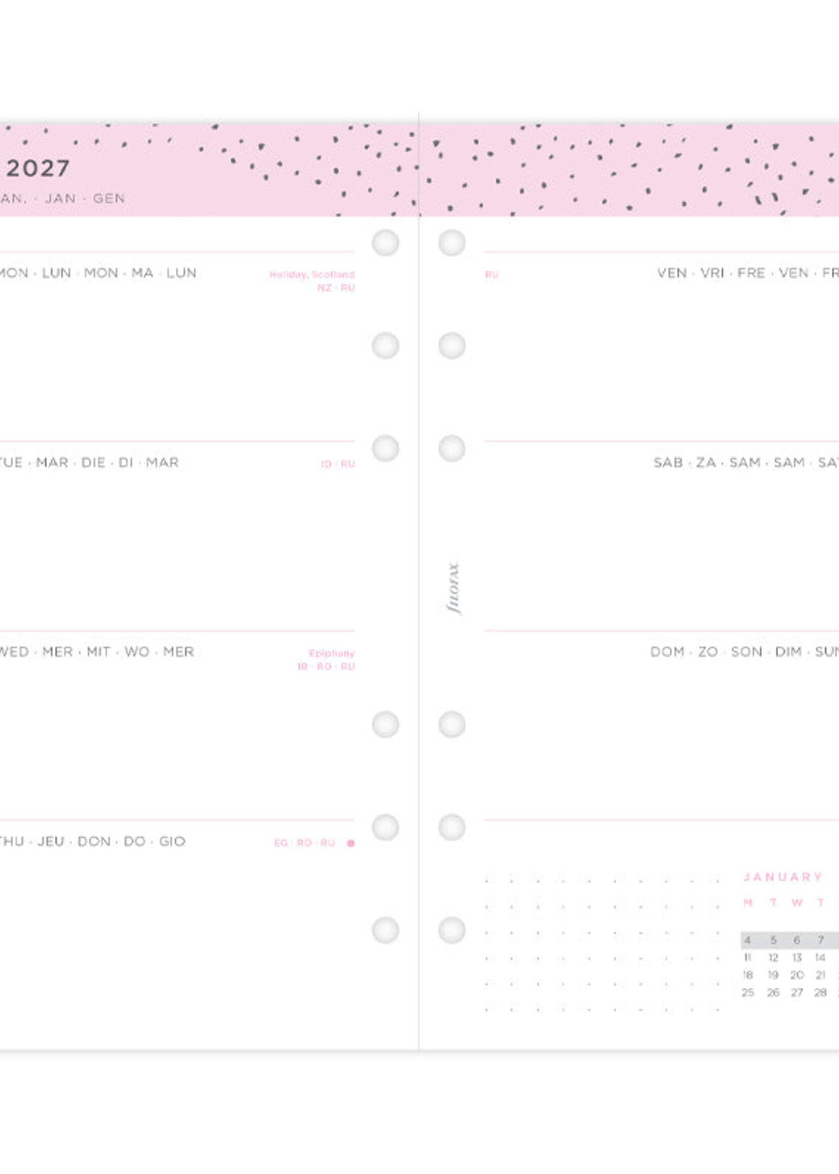 Filofax Confetti WTV Illustrated Diary