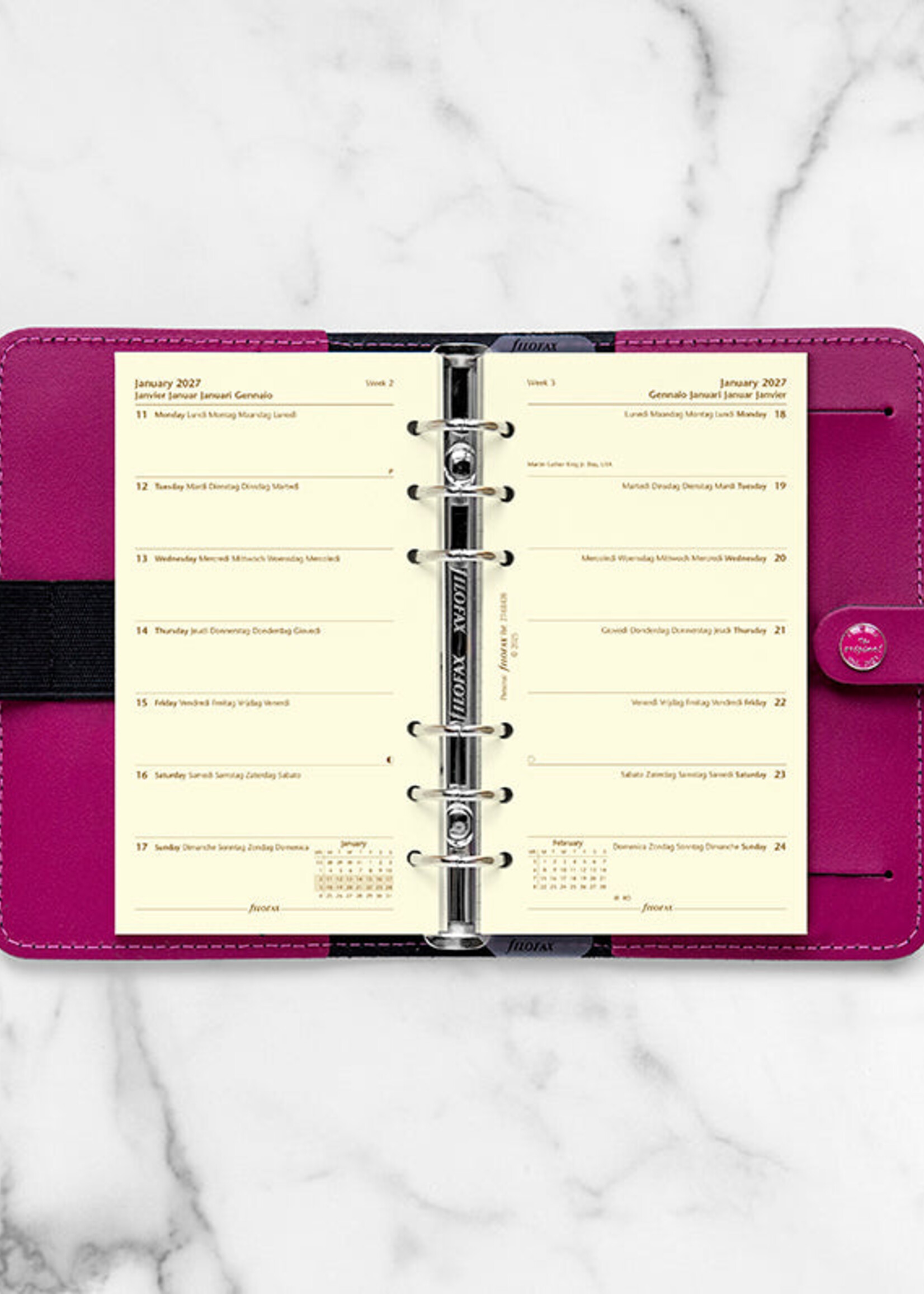 Filofax PER 1W/1S cotton cr.(M)2027