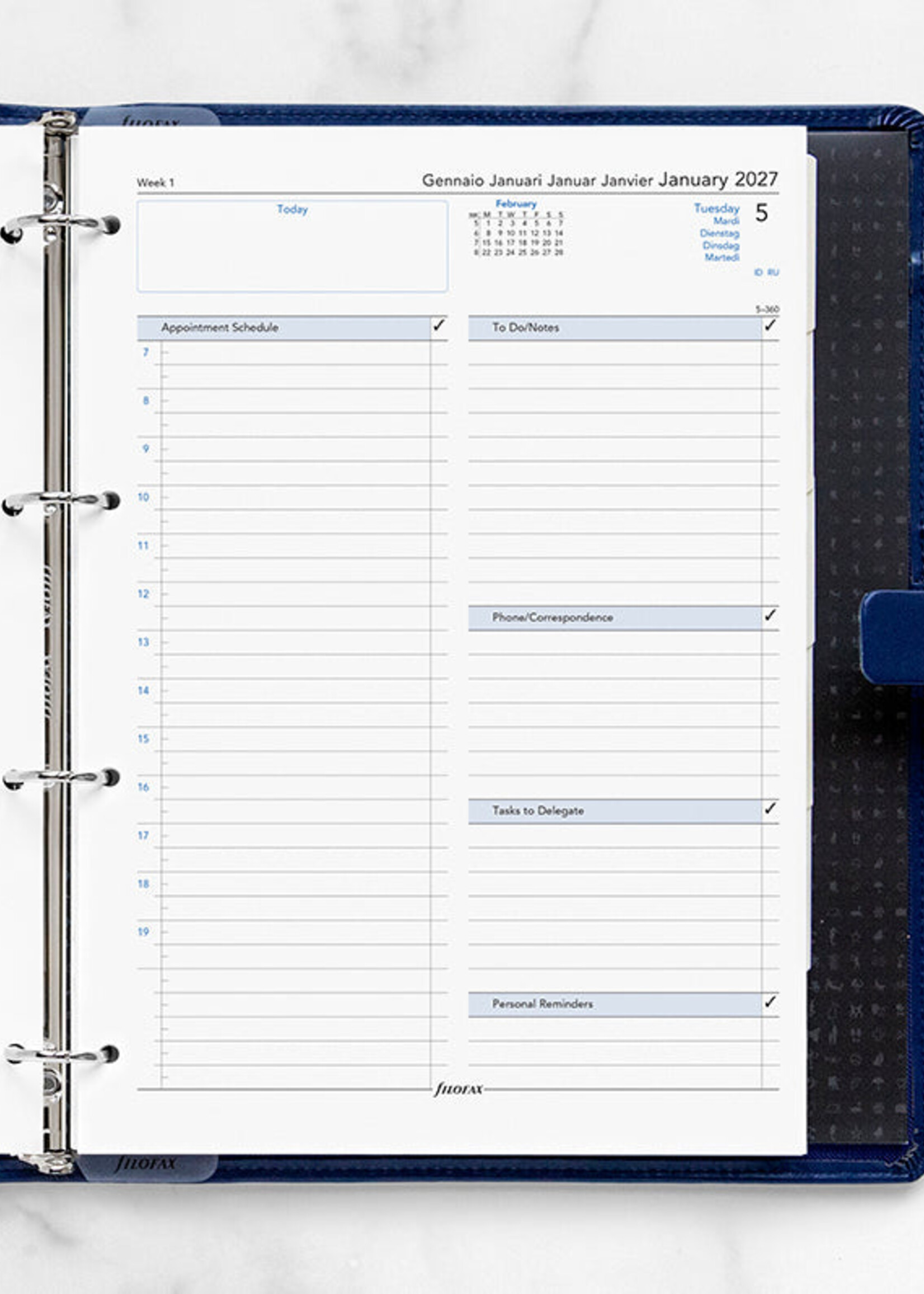 Filofax A4 1T/1S (M)2027
