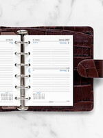 Filofax Kalendereinlage Pocket 2027, 1 Tag / 1 Seite, deutsch
