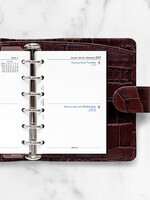 Filofax Kalendereinlage Pocket 2027, 2 Tage / 1 Seite, mehrsprachig