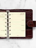 Filofax Kalendereinlage Pocket 2027, 1 Woche / 2 Seiten, deutsch, Cotton Cream