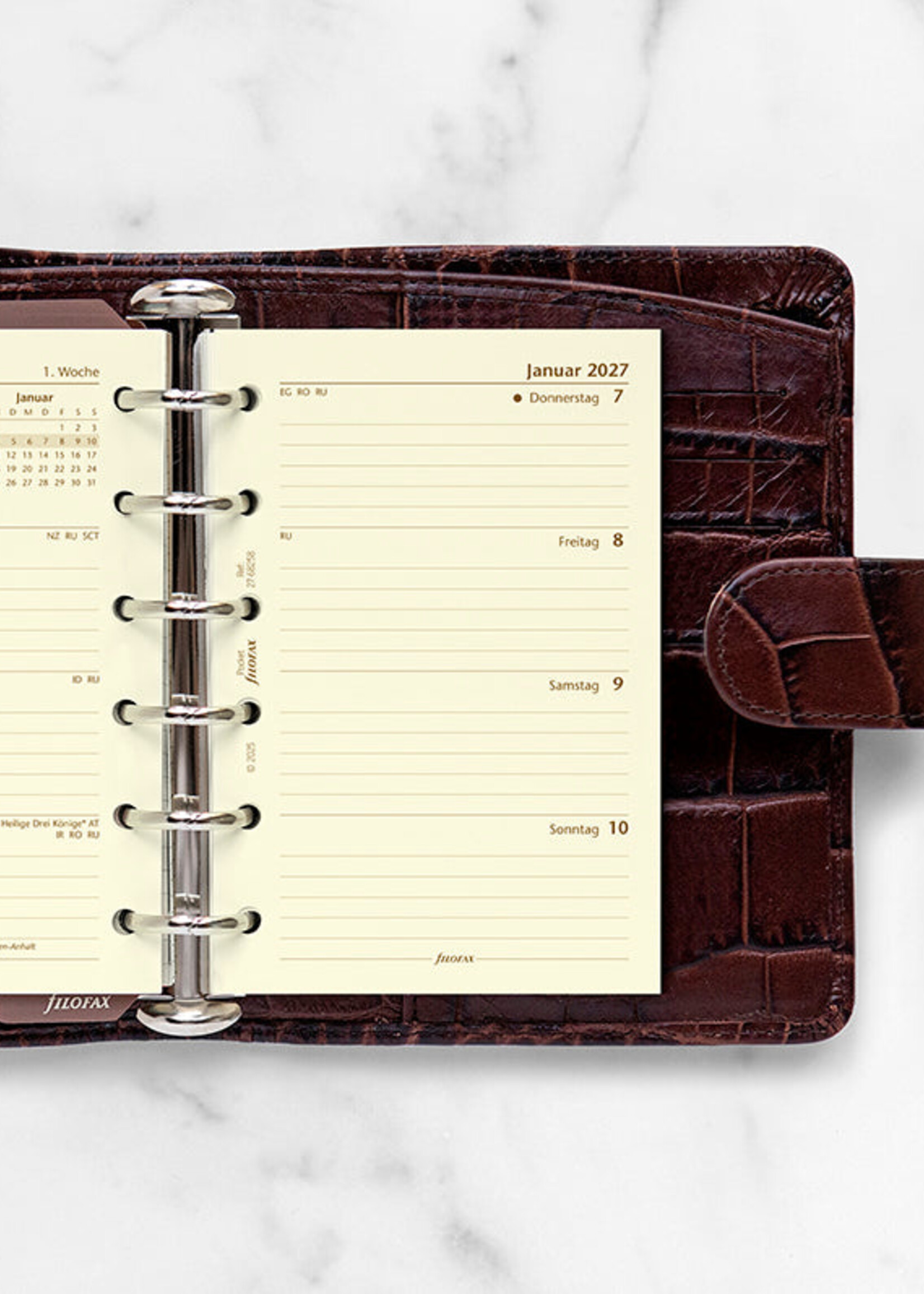 Filofax PKT 1W/2S cotton cr.(D)2027