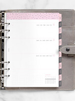 Filofax Kalendereinlage A5 2027 Confetti, 1 Woche / 2 Seiten, mehrsprachig