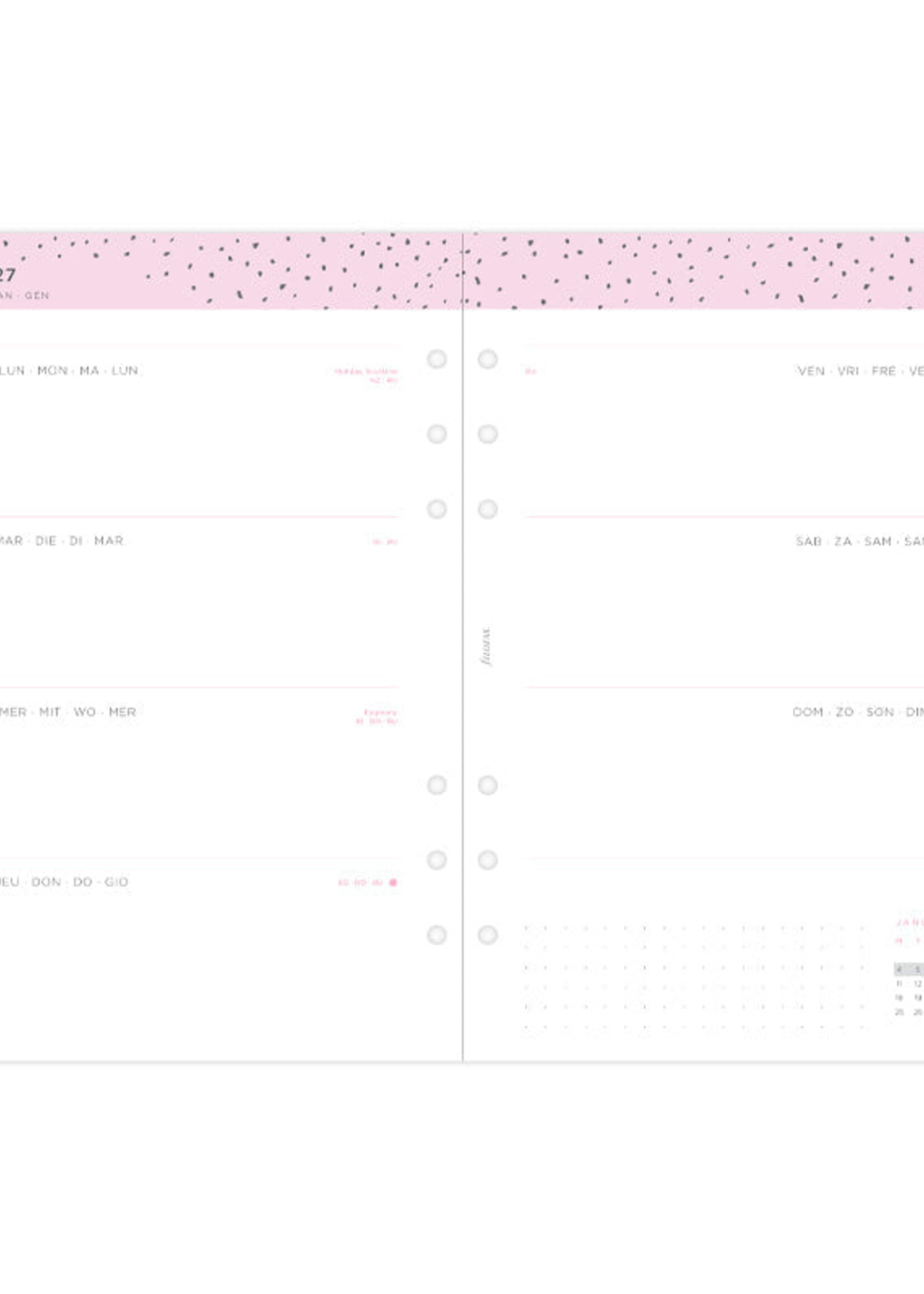 Filofax Confetti WTV Illustrated Diary