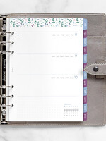Filofax Kalendereinlage A5 2027 Garden, 1 Woche / 2 Seiten, mehrsprachig