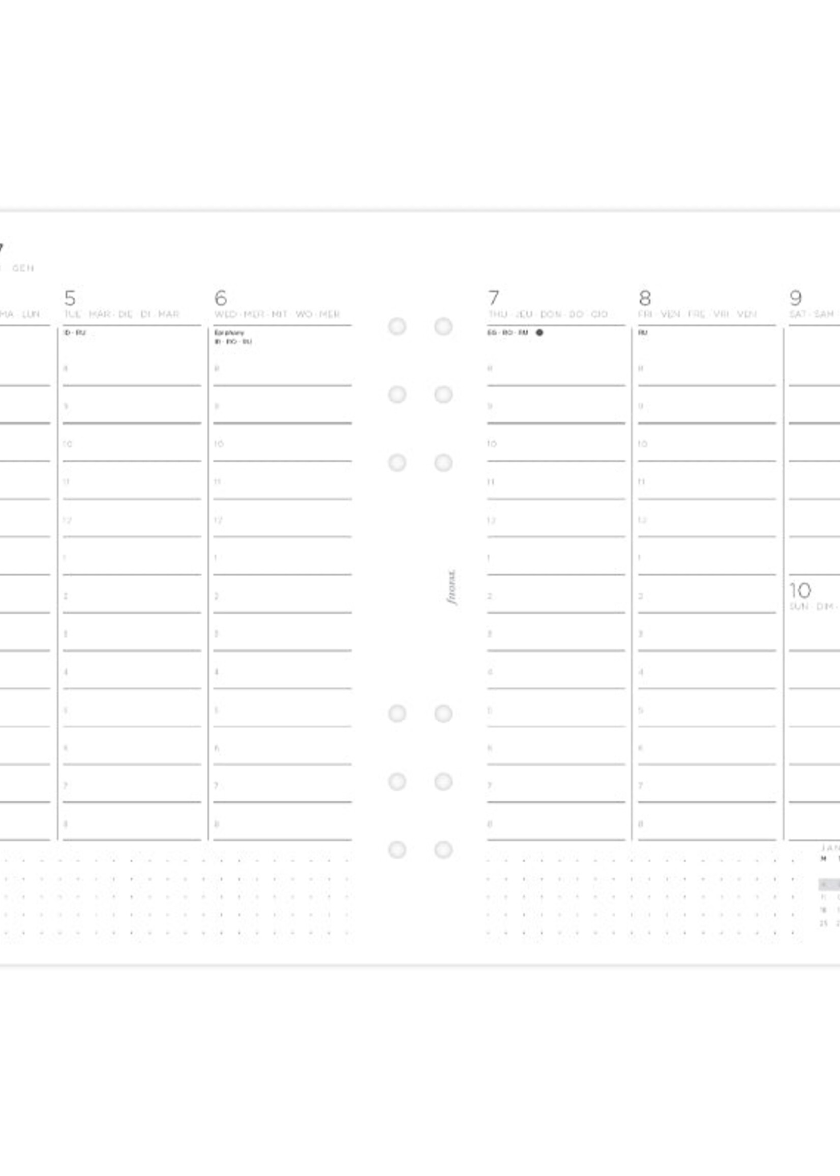 Filofax Minimal WTV Vertical A5 with a