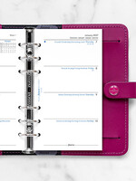 Filofax Kalendereinlage Personal 2027, 1 Woche / 2 Seiten, mehrsprachig