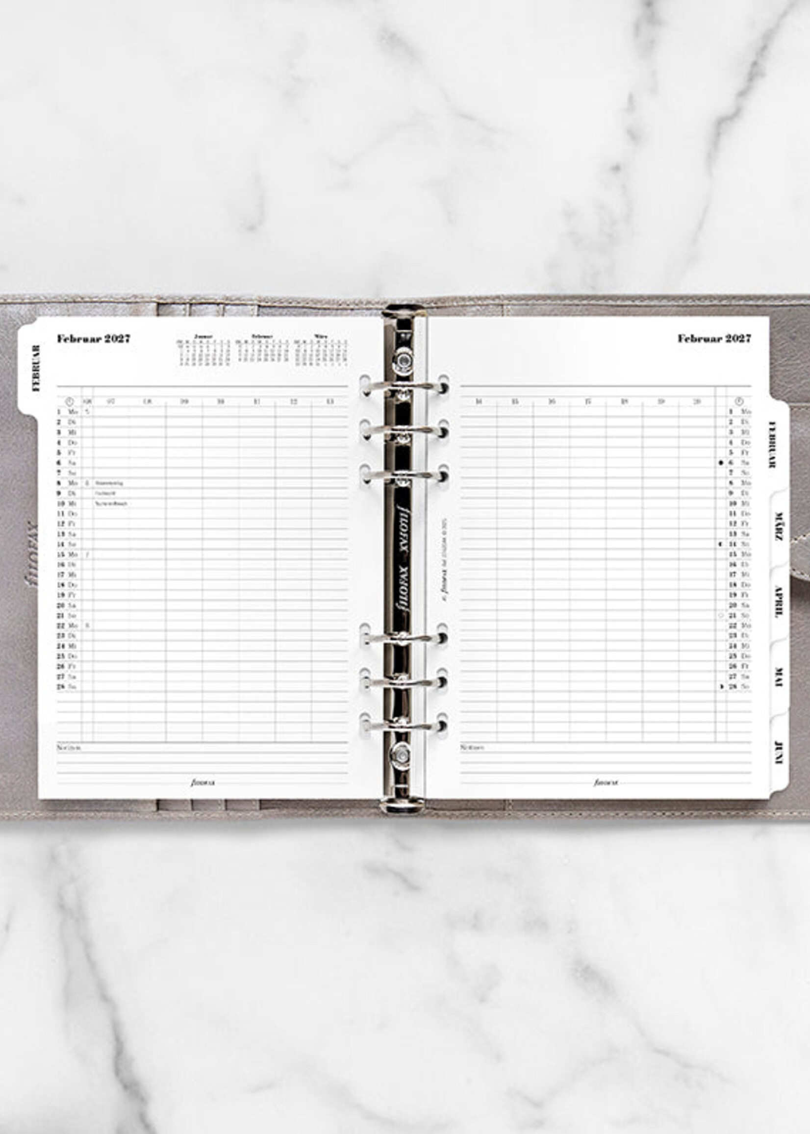 Filofax A5 Multi 1M/2S tabbed (D)2027