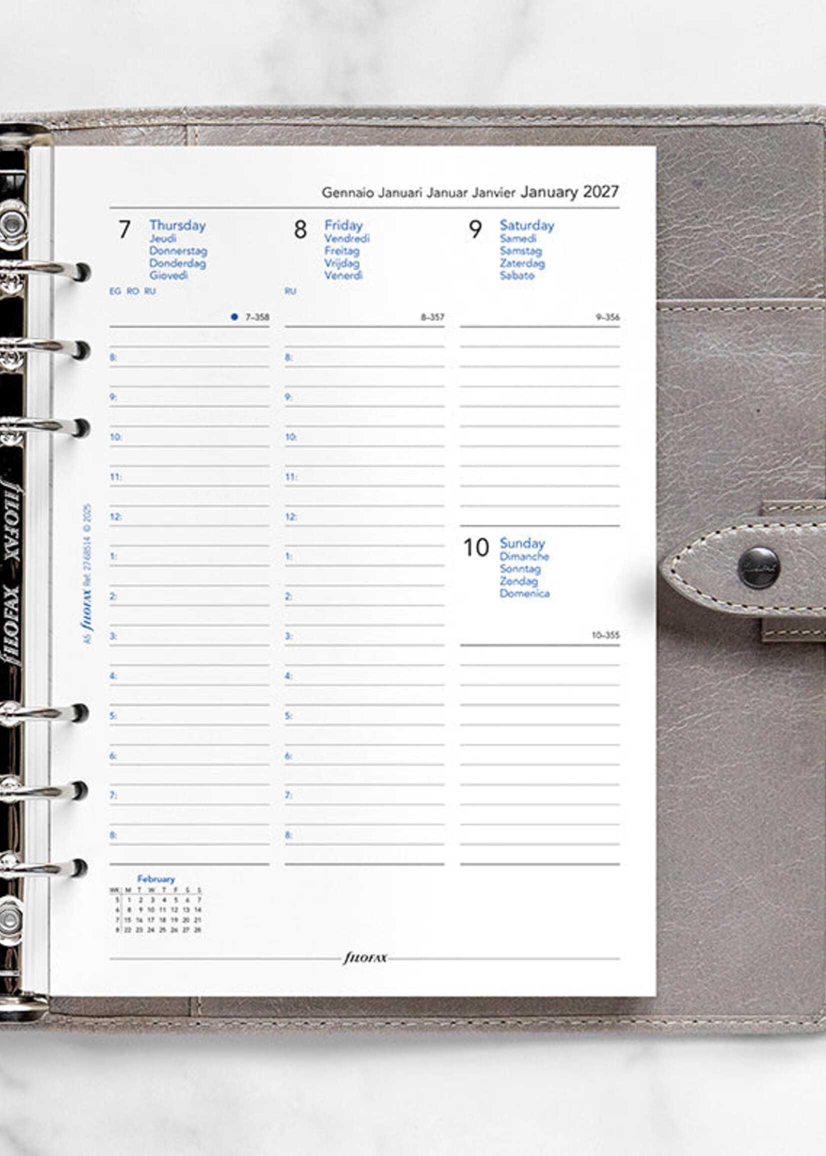 Filofax A5 1W/2S m.Not(M)2027