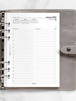 Filofax Kalendereinlage A5 2027, 1 Tag / 1 Seite, deutsch, Multifit