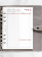 Filofax Kalendereinlage A5 2027, 1 Tag / 1 Seite, deutsch, Professional