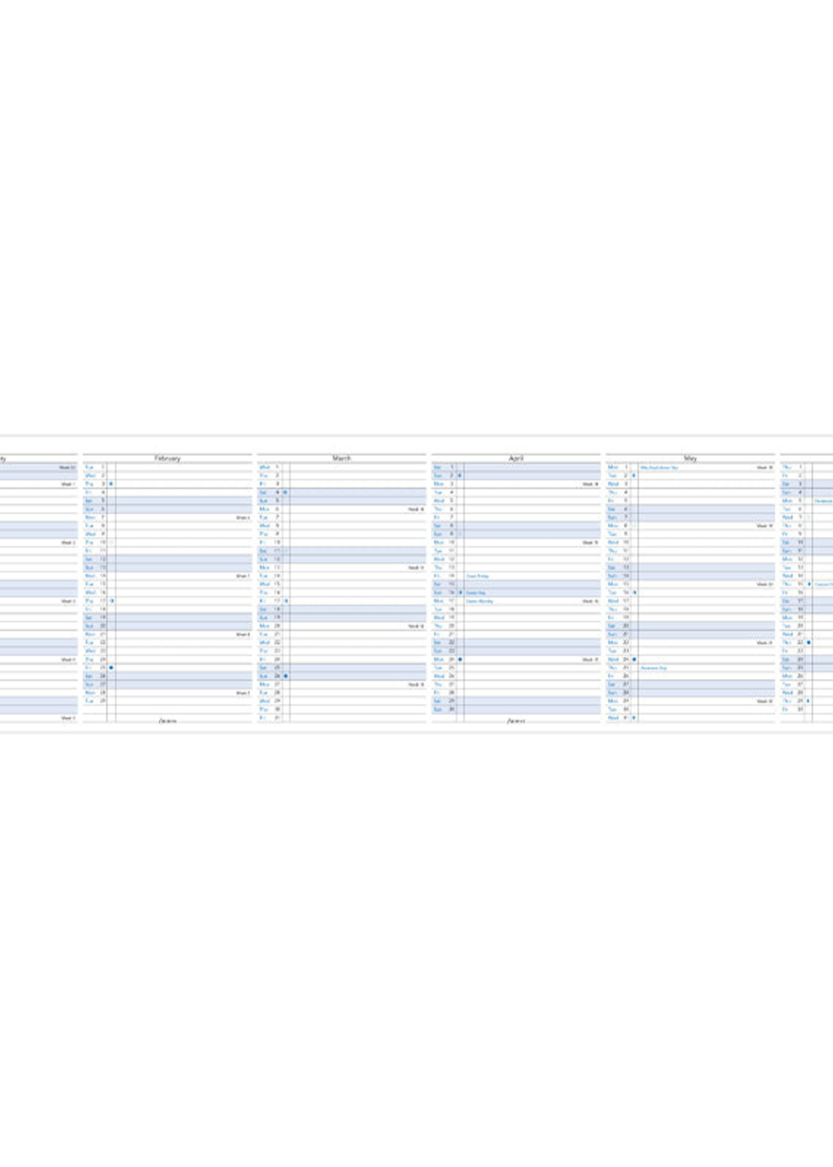 Filofax Jahresplaner Pocket 2028, englisch