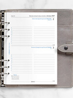 Filofax Kalendereinlage A5 2027, 1 Tag / 1 Seite, mehrsprachig