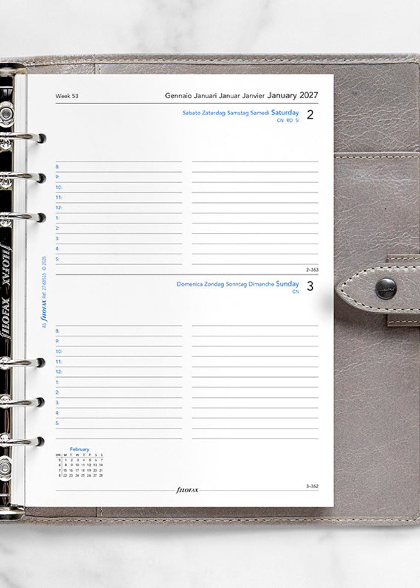 Filofax A5 1T/1S (M)2027