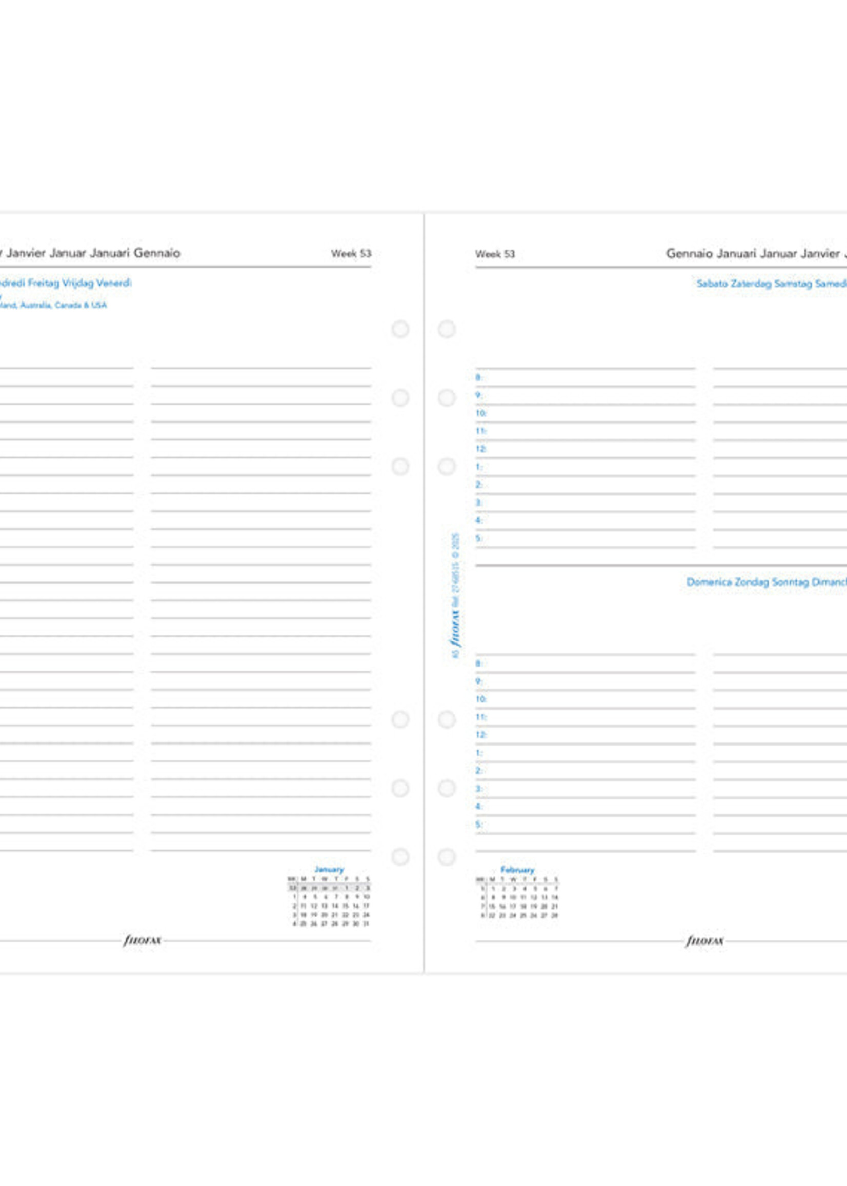 Filofax A5 1T/1S (M)2027