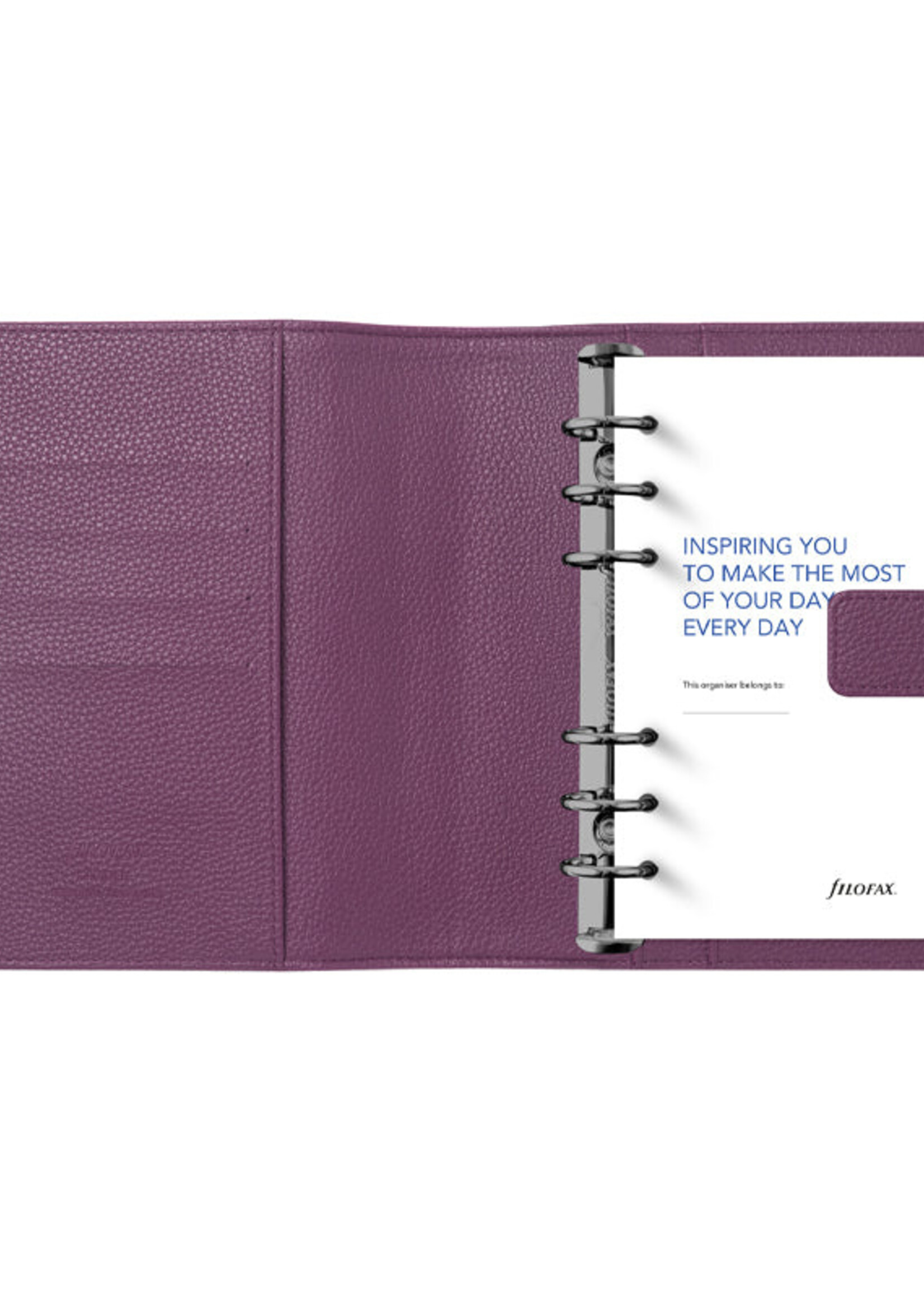 Filofax Camden Organiser Personal Modular, Plum