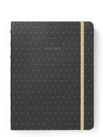 Filofax Moonlight Notizbuch A5, nachfüllbar, Schwarz