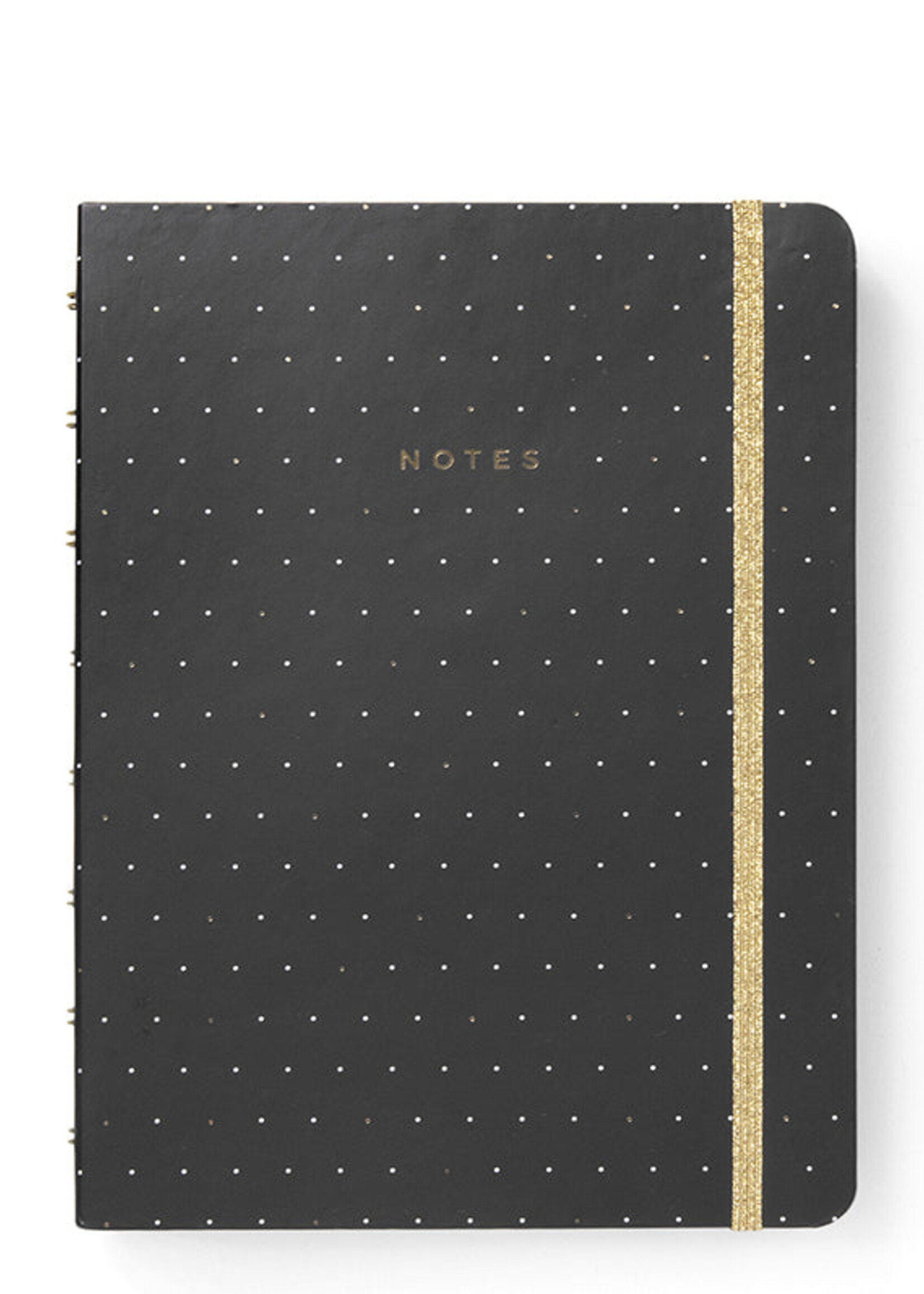 Filofax Moonlight Notizbuch A5, nachfüllbar, Schwarz