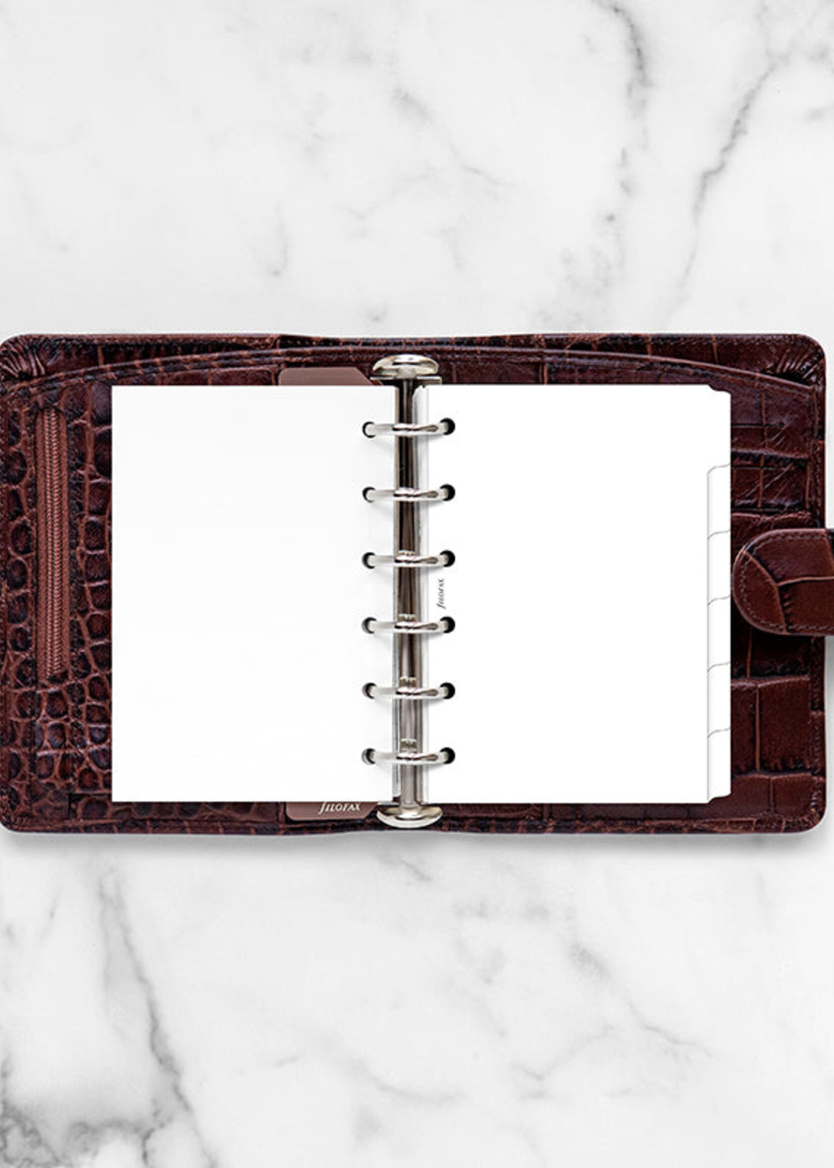 Filofax White Pocket Dividers - 6 Tabs
