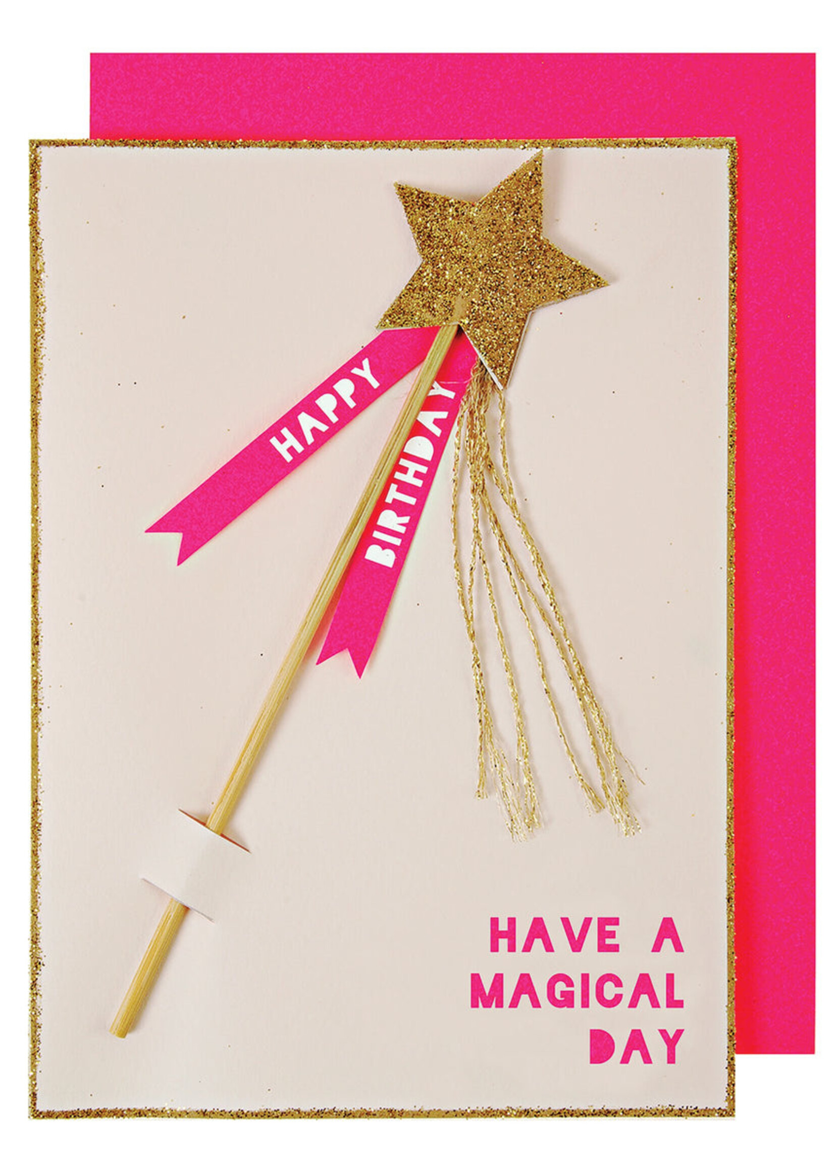 Meri Meri Magic Wand Birthday Card