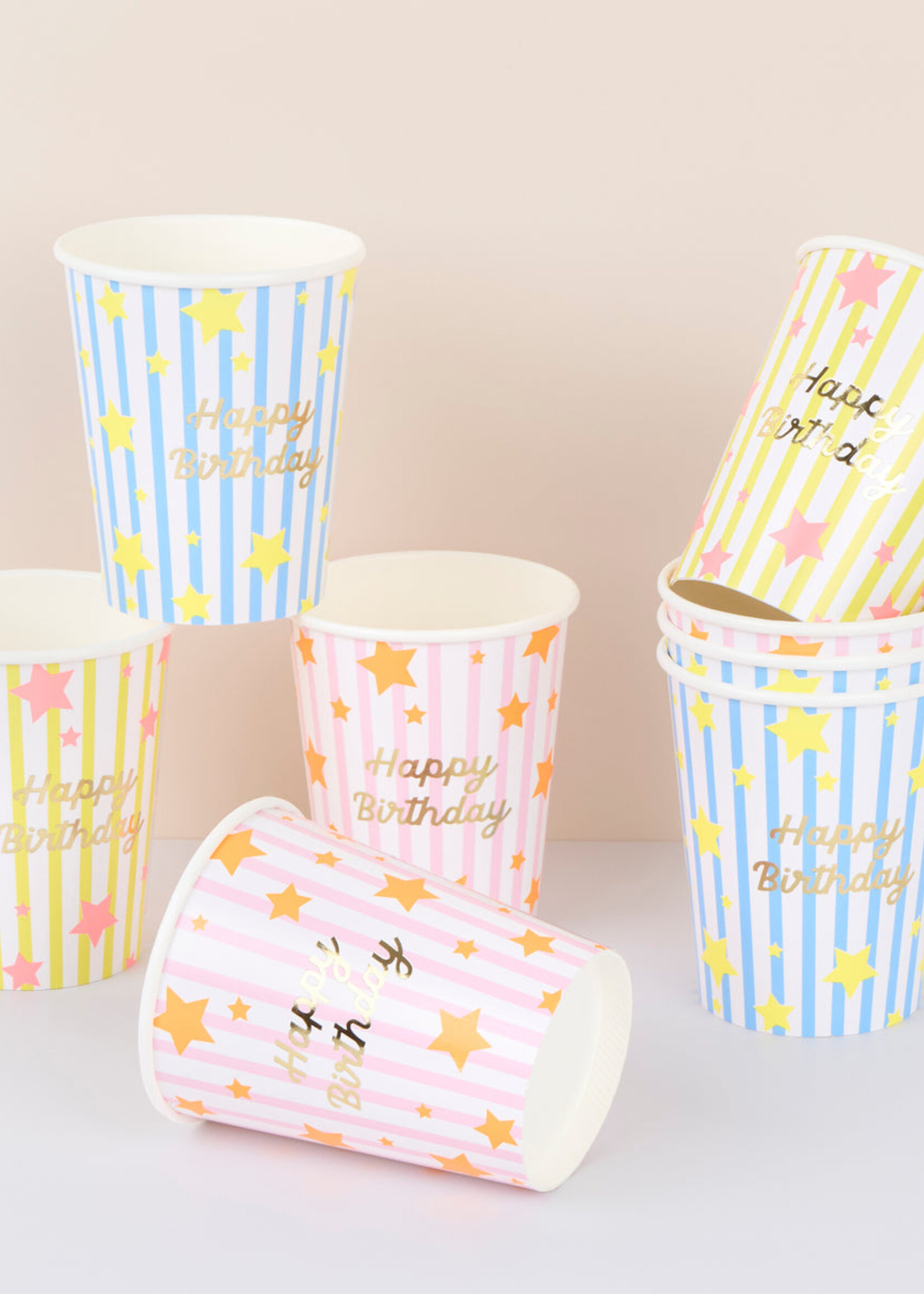 Meri Meri Bright Star Happy Birthday Cup