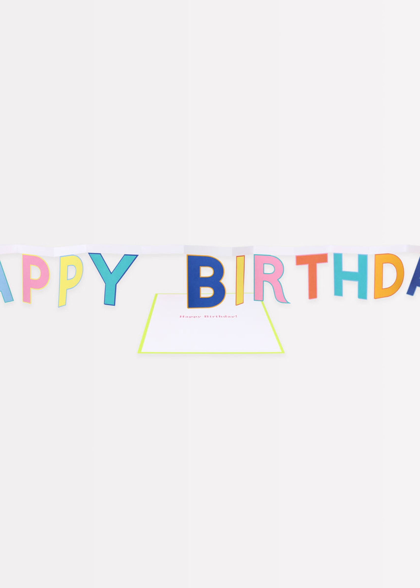 Meri Meri Happy Birthday Banner Card