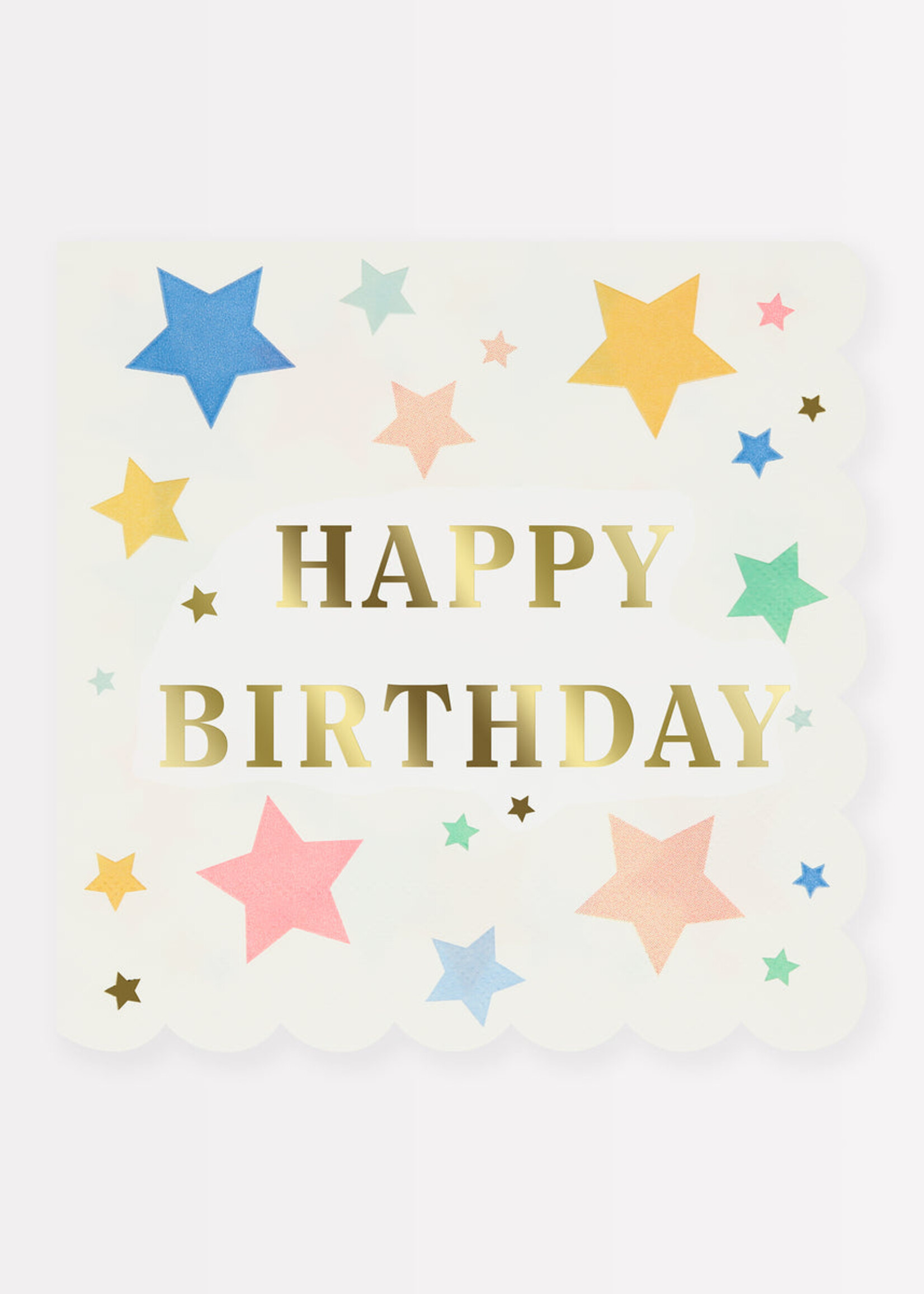 Meri Meri Happy Birthday Stars Large  Na