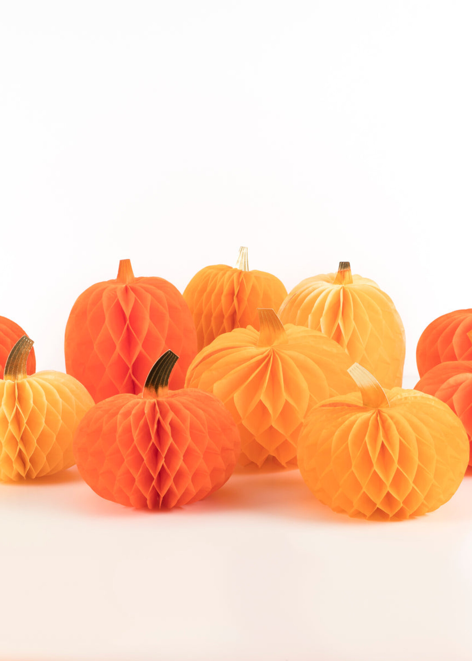 Meri Meri Honeycomb Pumpkins