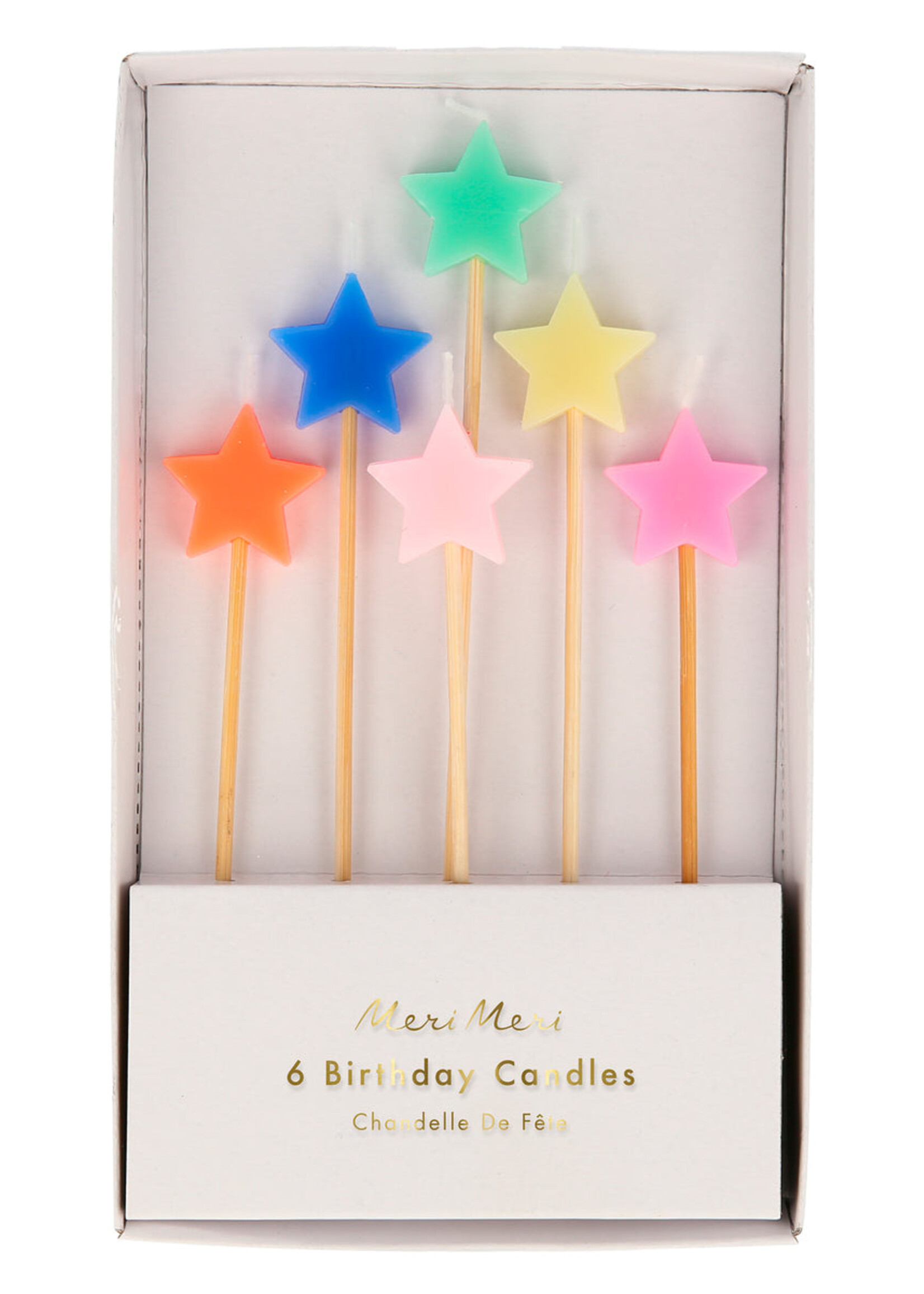 Meri Meri Mixed Star Candles