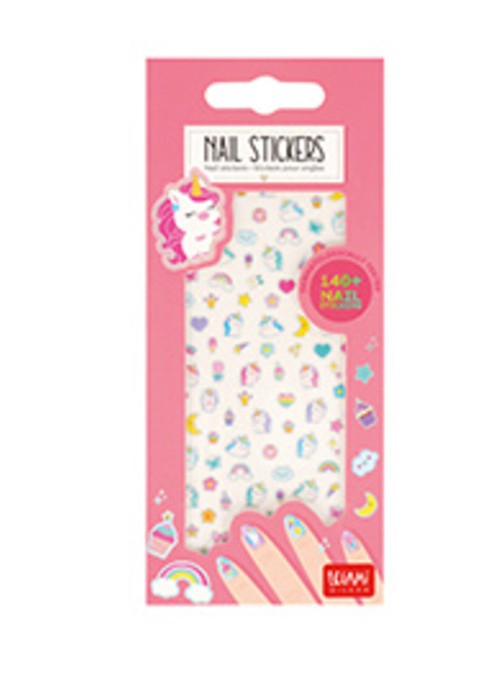 LEGAMI Nagelsticker Einhorn