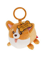 LEGAMI Legami Super Soft! Plüsch-Schlüsselanhänger Corgi