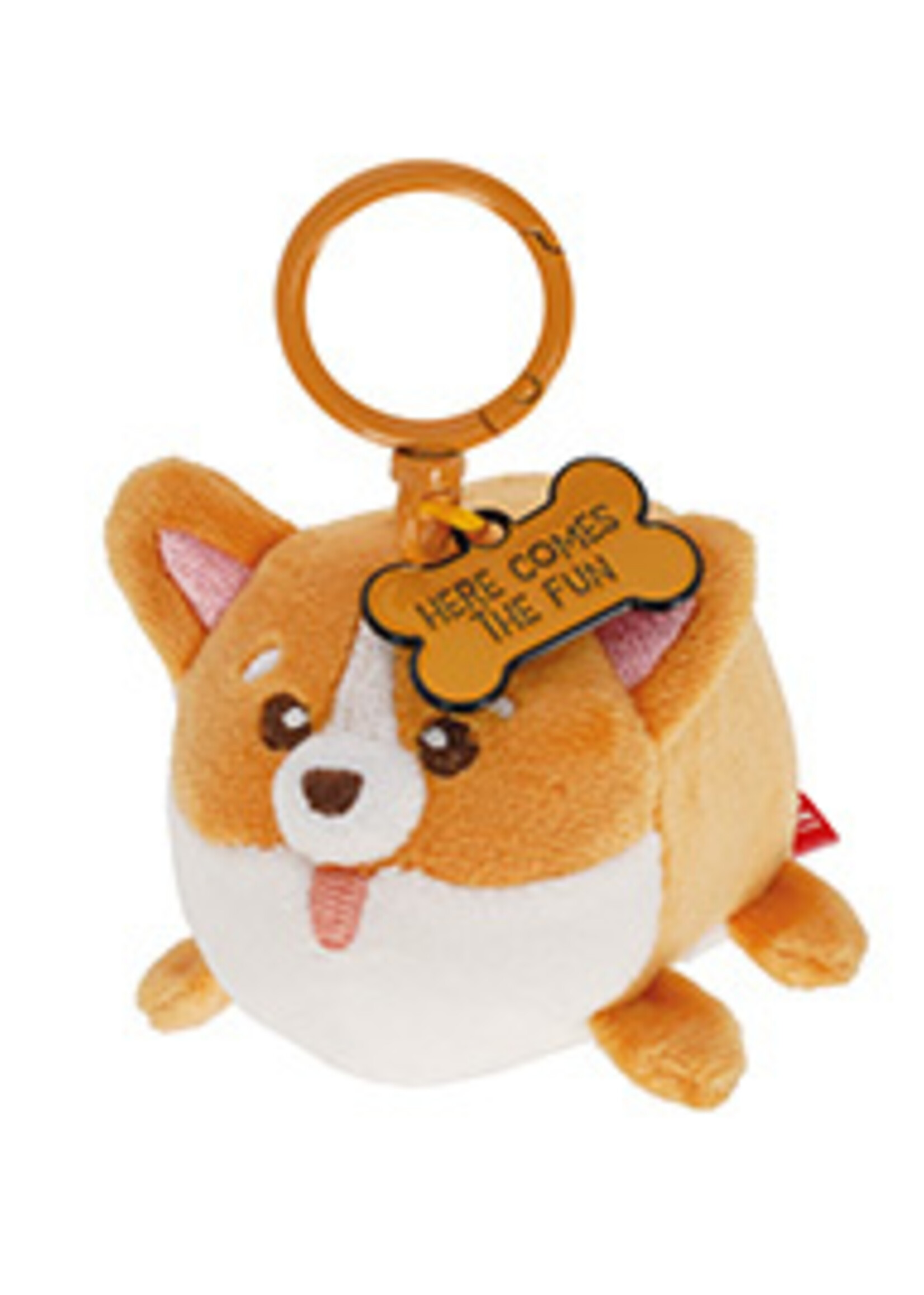 LEGAMI Legami Super Soft! Plüsch-Schlüsselanhänger Corgi