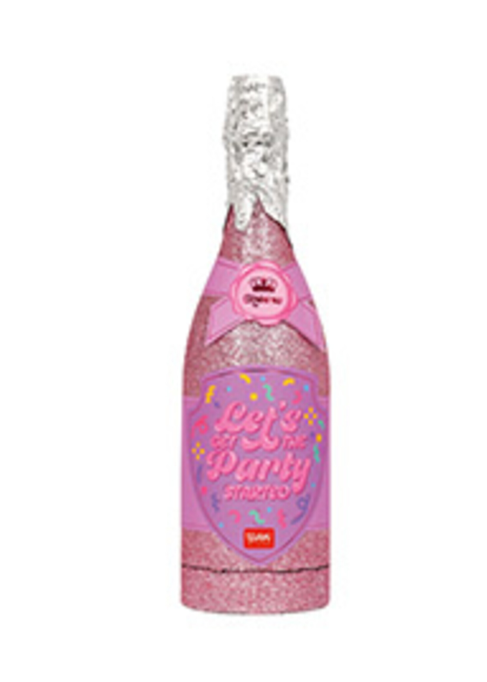 LEGAMI Legami Konfetti-Kanone Flasche Pink, Maxi