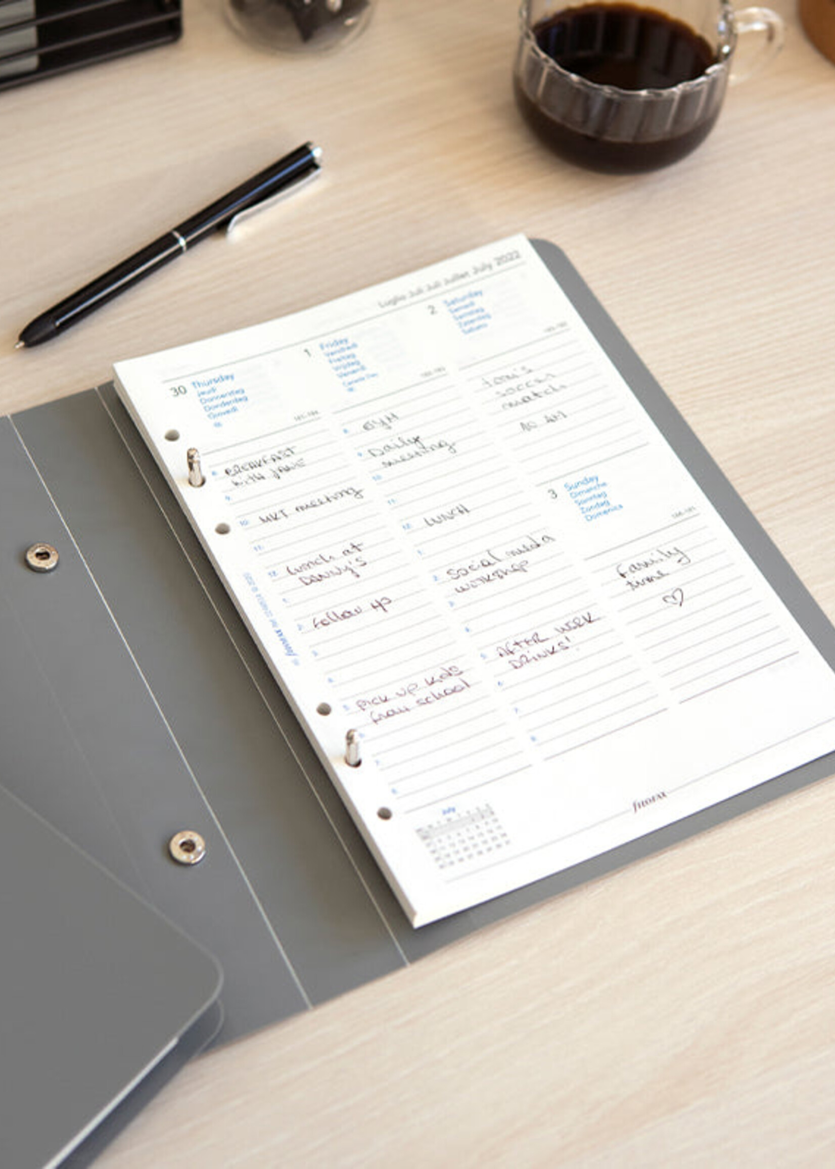 Filofax A5 Organiser Storage Binder Gr