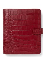 Filofax Classic Croc Organiser A5, Cherry