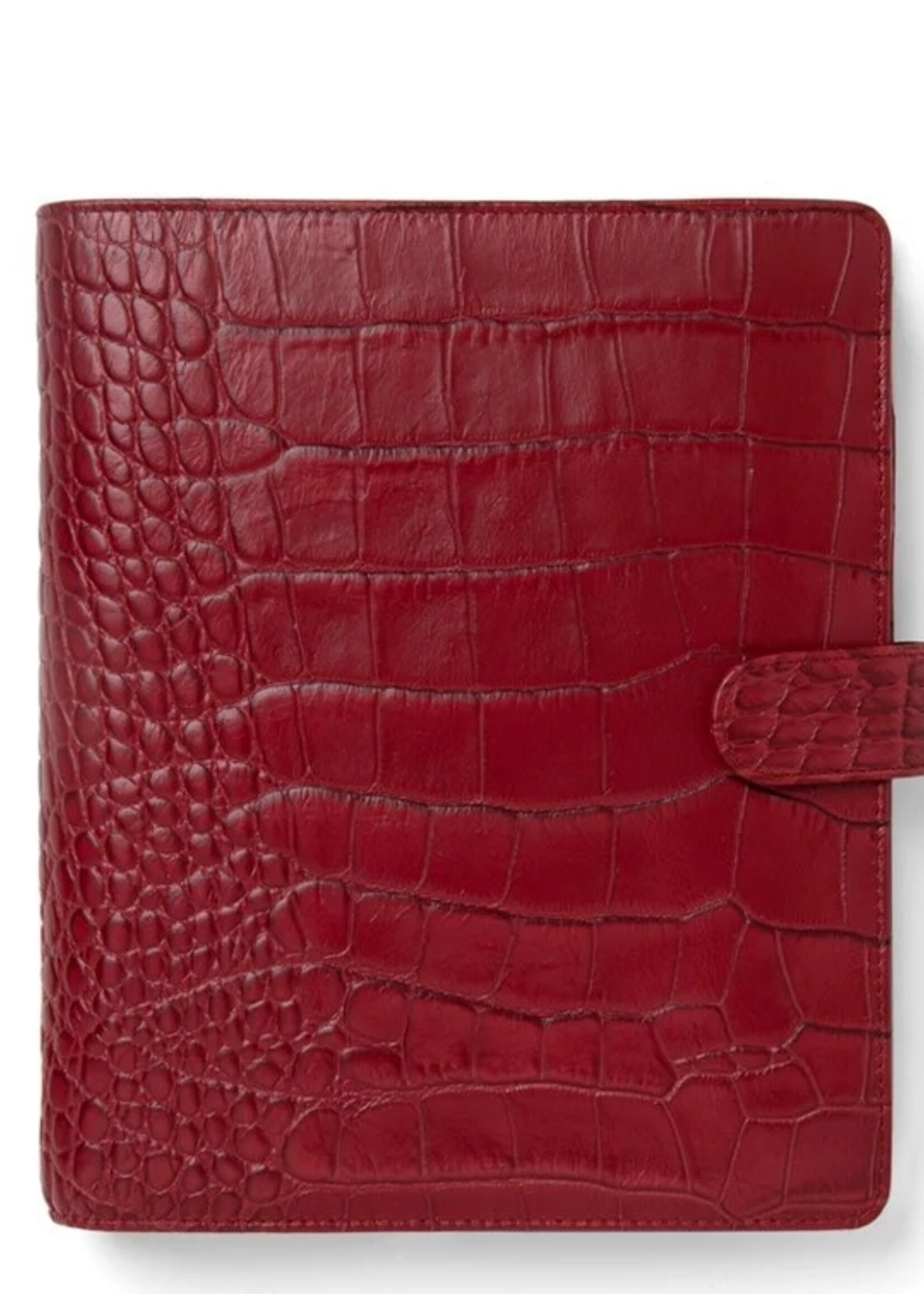 Filofax Classic Croc Organiser A5, Cherry